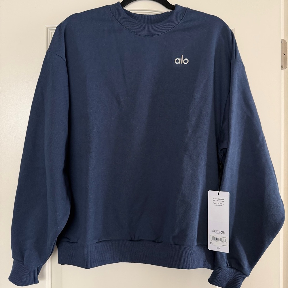 Alo Accolade crew neck pullover sweatshirt